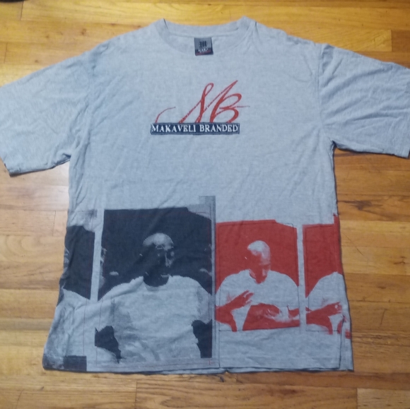 Vintage Makaveli Branded Tupac 2pac T 